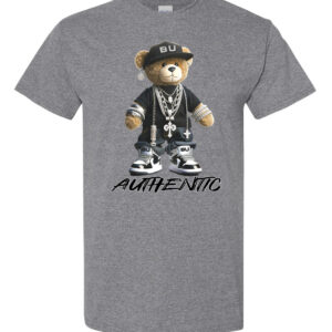 Athletic Gray Orig BU Bear Tee