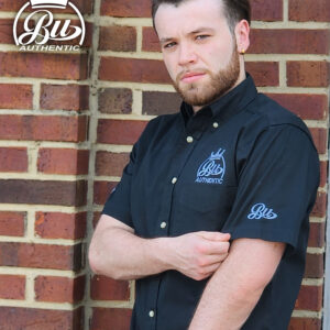 BU Authentic Black Button up