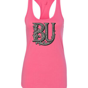 Pink Racer Back BU Tank top