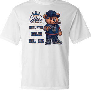 Real Lies Realize Real Lies on white