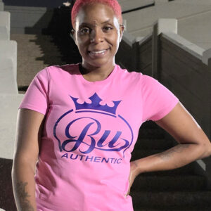 Be you Authentic Pink Logo tee